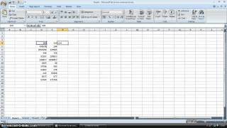 How to use the fill handle in microsoft excel 2007
