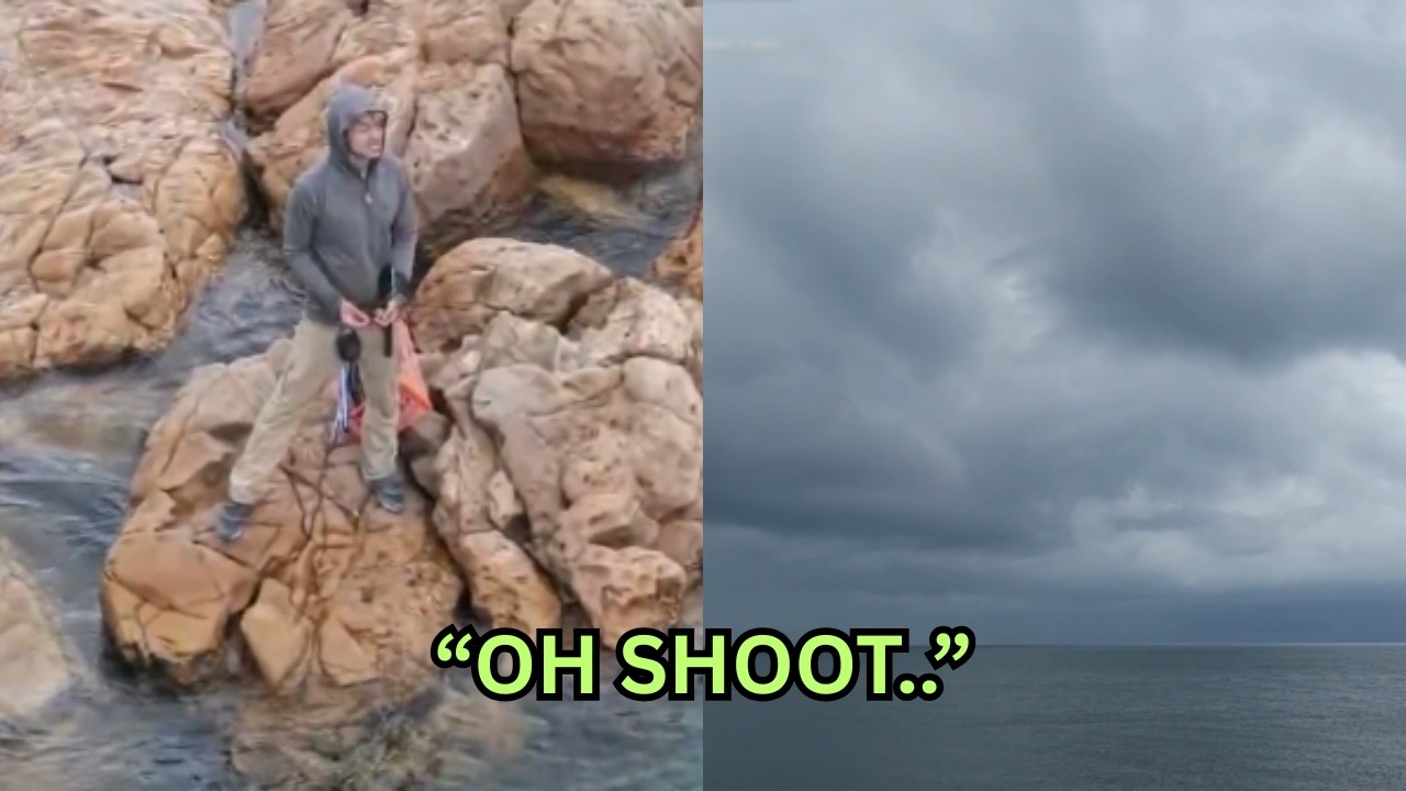 Джейсон реагирует на приближающуюся бурю.