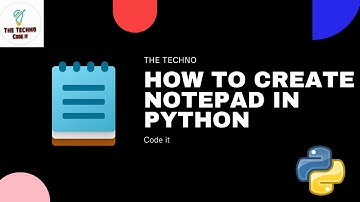 #How TO  Create Advanced #Notepad With #Pyqt5  By #The #Techno