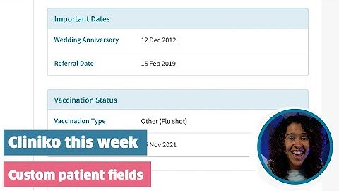 Cliniko this week: Custom patient fields