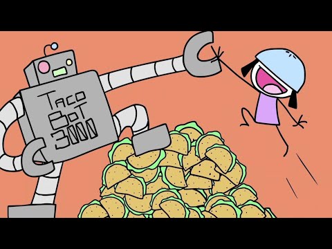 TacoBot 3000 (Part 3 of the Raining Tacos saga) - Parry Gripp - animation by BooneBum