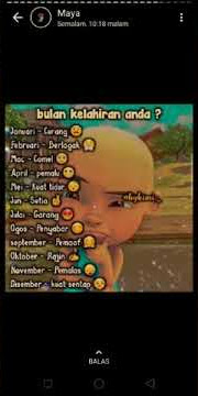 Tiktok korang lahir bulan berapa