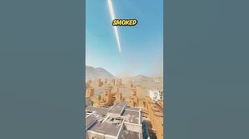 NEW B SITE RUSH SMOKE ON DUST 2 #shorts #cs2