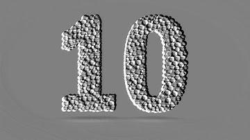Learn Number 10 on 3d Color Balls | Sparta  Embossed Effects (sponsored by preview2effects)