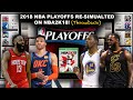 I went back on NBA2K18 and Re-Simulated the Season! (Live Games)