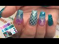 Beetles gel polish Mermaid 🧜🏽‍♀️ kit |My first time | watch me work | Ombré nails