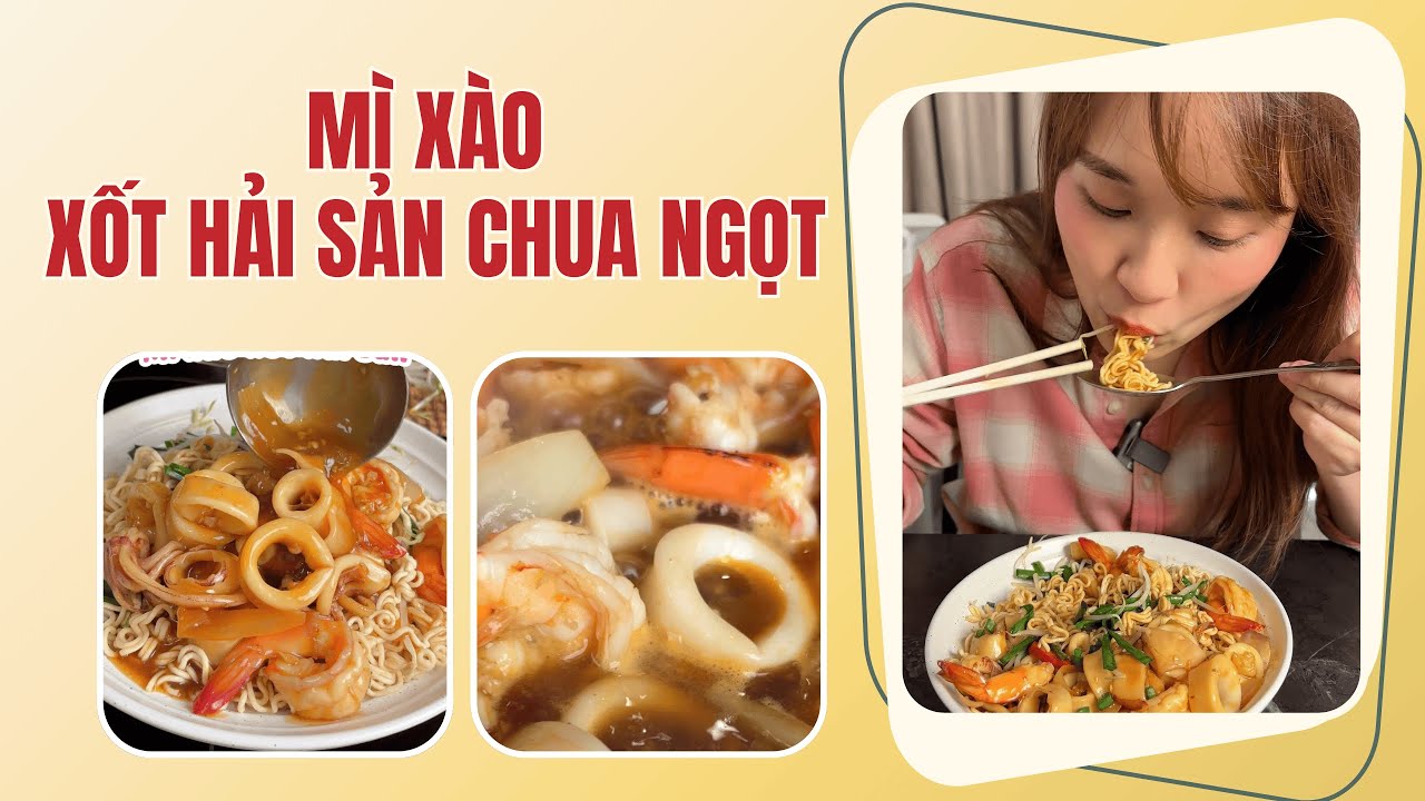 Công Thức Mì xào Hảo Hảo thêm Xốt Hải Sản kiểu người Hoa cho mọi người | Ông chú người Bông