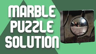 How to Solve the Hanayama Marble Puzzle