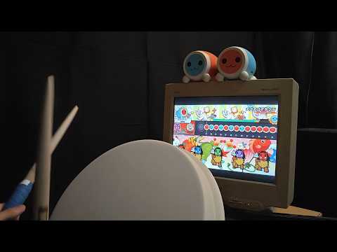 CRTモニター(ブラウン管)でPC版太鼓の達人ドンフェス / SONY Trinitron Multiscan 17sf【640x480 120hz】