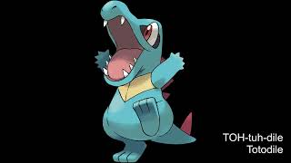 How to Pronounce Totodile American English Generation 2