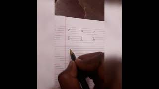 Learning Small Cursive Writing A, B, C, D,E,F .....