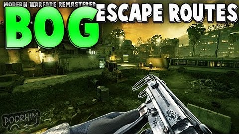 Cod4 Remastered Bog Escape Routes!!!