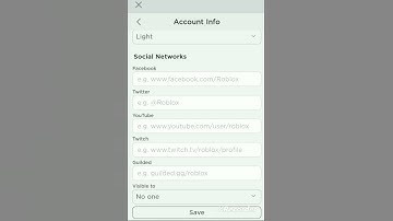 How to Setup Roblox Social Links Account - Connect  With Facebook Twitter #roblox #robloxaccount