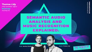 ★ AI Music ★  Semantic Audio Analysis & Music Recognition Explained | Thomas Lidy | Musicmap
