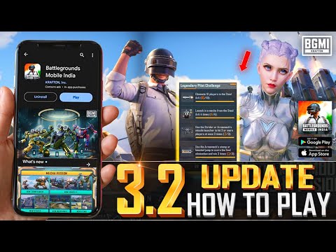 BGMI NEW UPDATE 3.2 : How To Play, Legendary Pilot Challenge, New Features, & More 