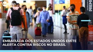 EUA alertam turistas sobre risco de sequestro e crimes violentos no Brasil | SBT Brasil (30/05/25)