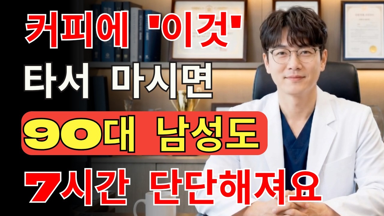 커피에 ‘이것’ 타서 마시면? 90대 남성도 7시간 단단해진다는 말의 충격적인 진실