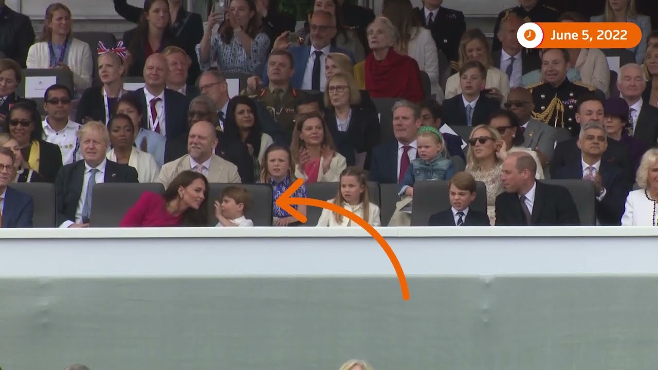 Prince Louis throws a tantrum during Jubilee pageant