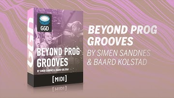GetGood Drums Beyond Prog Grooves by Simen Sandnes & Baard Kolstad - Midi Pack available now!