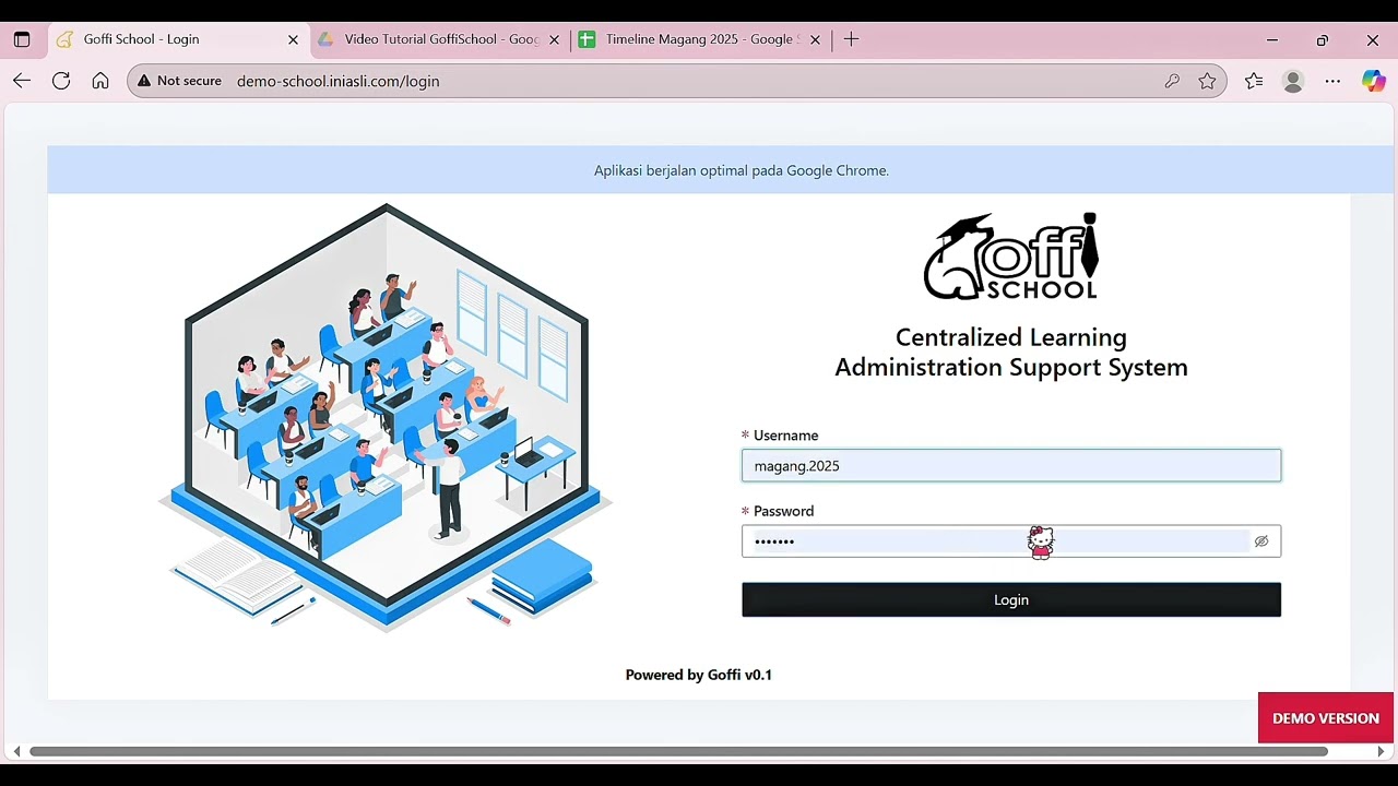 Tutorial Login, Ubah Sandi, dan Logout Pada Admin di Goffi School. Find 
