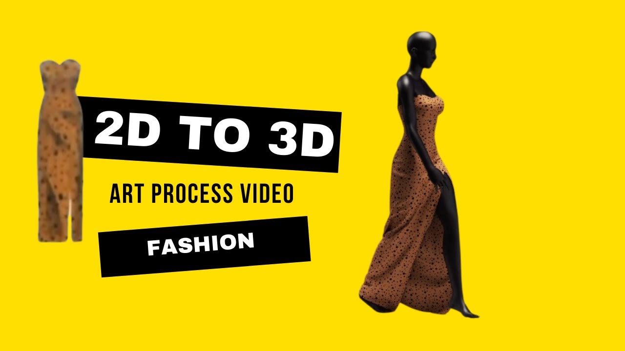 2D to 3D Fashion Procress