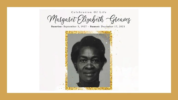 Funeral Service of Margaret Elizabeth Greaves
