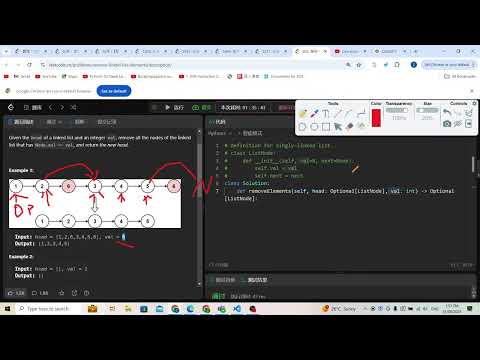 Leetcode 203. Remove Linked List ElementsI (linked list)