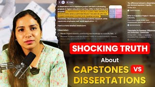 Famous Capstone vs Dissertation: What They Never Told You in College Profile