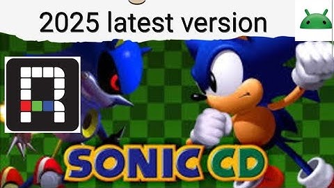 Sonic cd android rsdk mod tutorial + how to setup