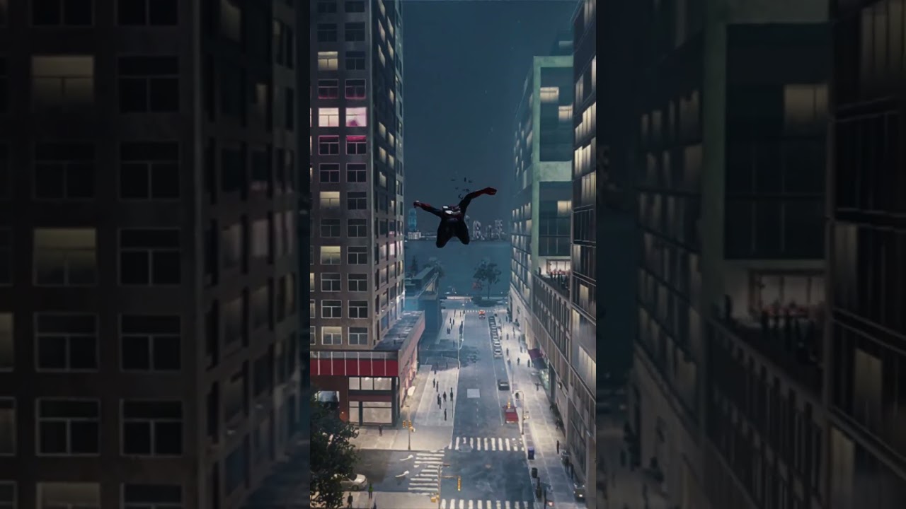 Marvel's Spider Man Remastered Shorts || Spider Man Swinging || Marvel's Spider Man Suits || Shorts