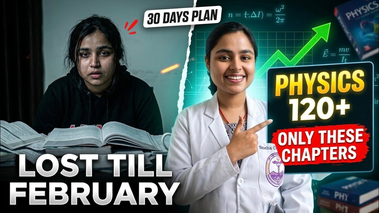 Score 120+ in Physics in 30 Days | Only These Chapters for NEET 2026 💯 ...