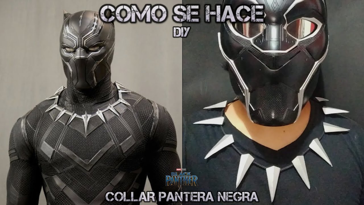 Etapa construir cache Como Se Hace: Collar Pantera Negra - Marvel Goma Eva DIY - YouTube