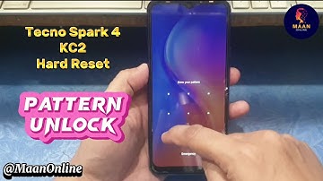 Tecno Spark 4 KC2 Hard Reset Password Pattern Unlock | Tecno Spark 4 Hard Reset