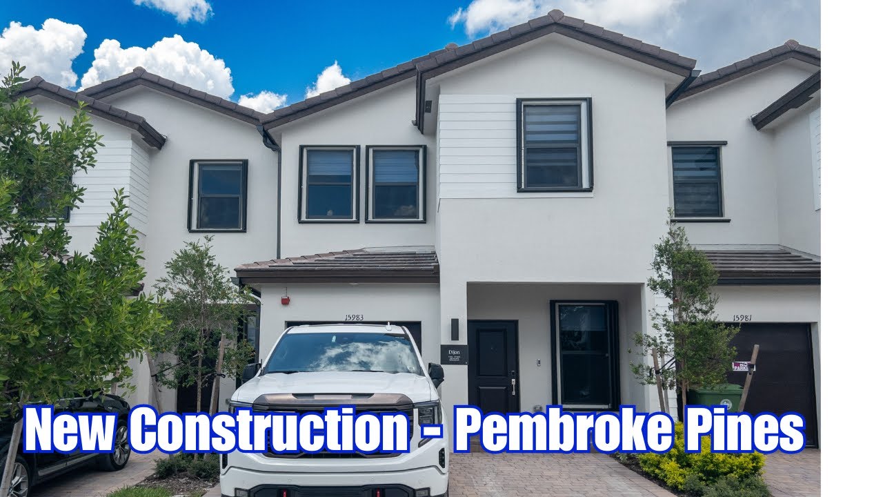 Pembroke Pines New Construction Model Home Tour | Quick Move-in Available