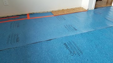 Cork floor installation - Part 4 Underlayment
