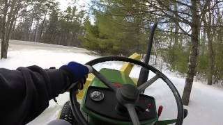 John Deere 650 + Converted 59 Snow Blower