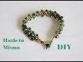 BRAZALETE DE PERLAS Y CRISTALES DE SWAROVSKI | Paso a paso DIY