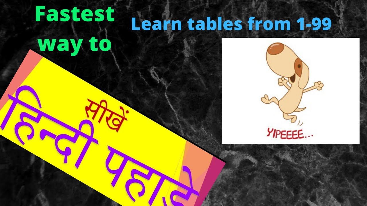 learn tables from 1 to 100.Learn tables in easy and fastest way from 1 ...
