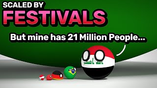 Countries Scaled By Festivals Countryballs Animation