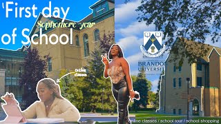 GRWM+VLOG : my first day of school  | sophomore year