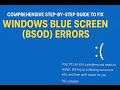 Comprehensive Step-by-Step Guide to Fix Windows Blue Screen (BSOD) Errors සම්පූර්ණ විසඳුම් ක්රමවේදය
