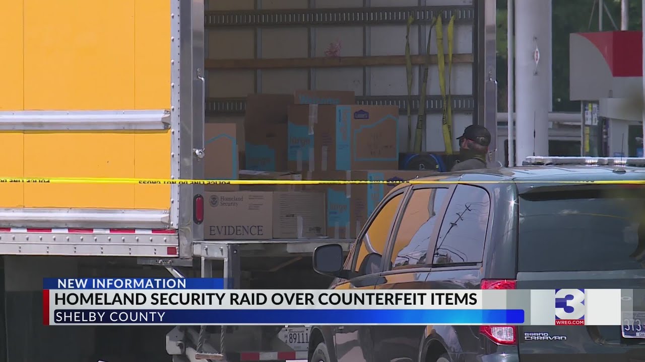 Homeland Security raid over counterfeit items