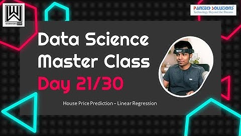 Data Science Master Class - Day 21 /30