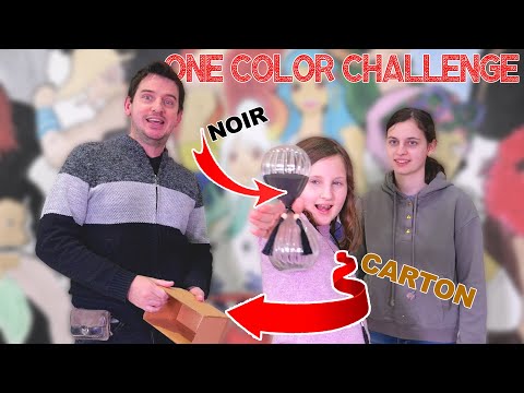ONE COLOR CHALLENGE Black VS White / Cardboard (We Build a Cabin in One Color Compilation)