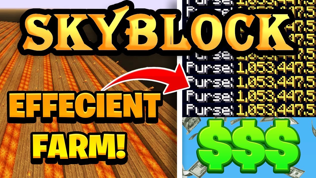 How to build The *MOST* Efficient Pumpkin Farm in Hypixel SkyBlock