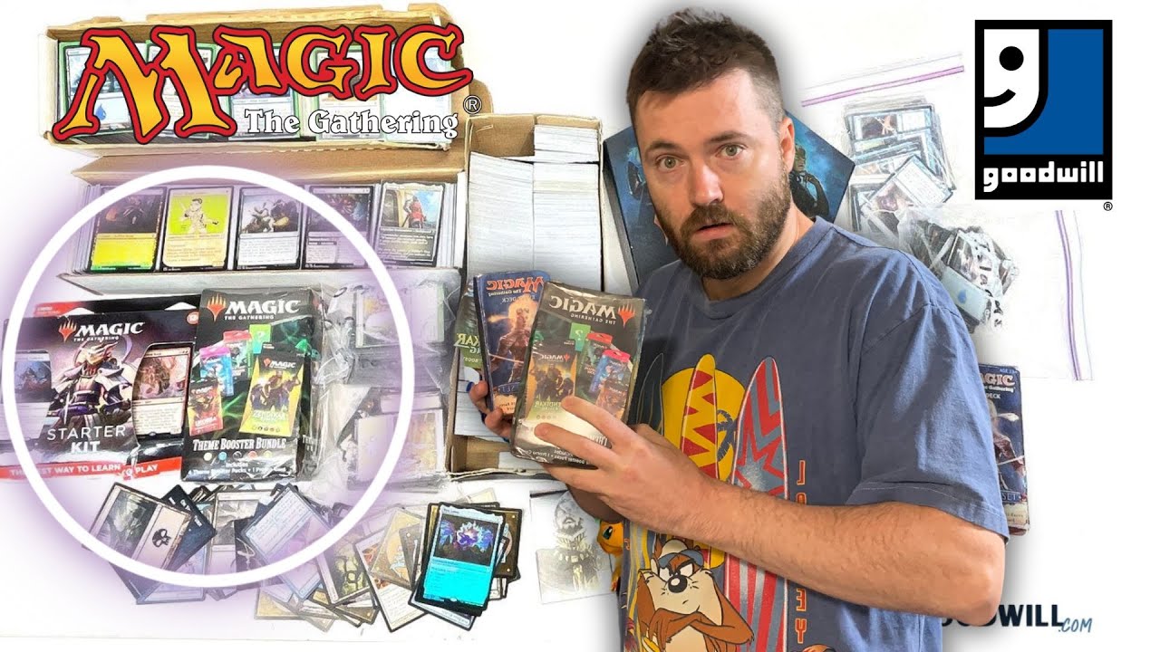 goodwill mtg cards The Biggest Goodwill Magic The Gathering Collection I've Ever Purchased! 25  POUNDS