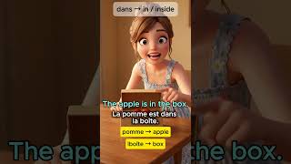 Apple in a Box? 🍎📦 Learn French Prepositions! #EverydayFrench #Shorts