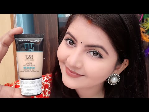 Maybelline fit me foundation mini pack review & demo | foundation for oily skin for summers | RARA