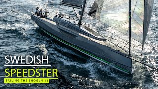 Shogun 43 – a slender, aggresive all carbon fast cruiser with plenty of tricks