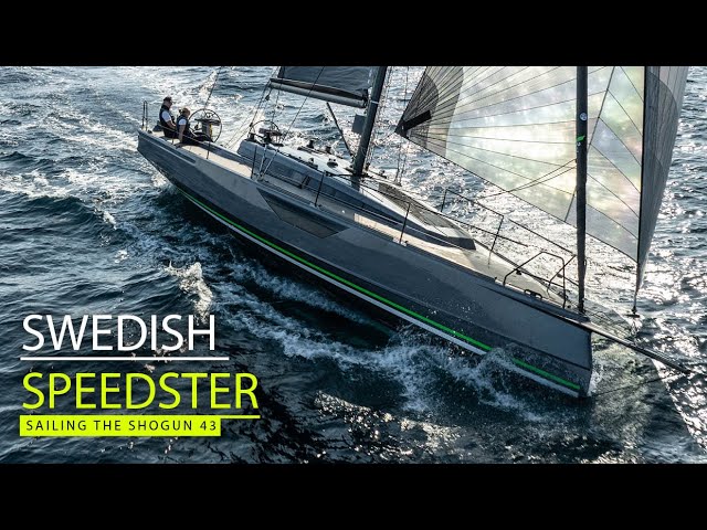 Shogun 43 – a slender, aggresive all carbon fast cruiser with plenty of tricks